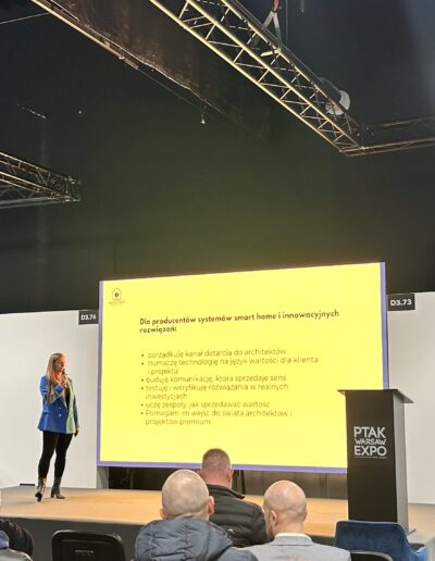 Agata Łydek-Grzywa architekt innowacji wystąpienie Smart Home IoT Expo 2026 Ptak Warsaw Expo